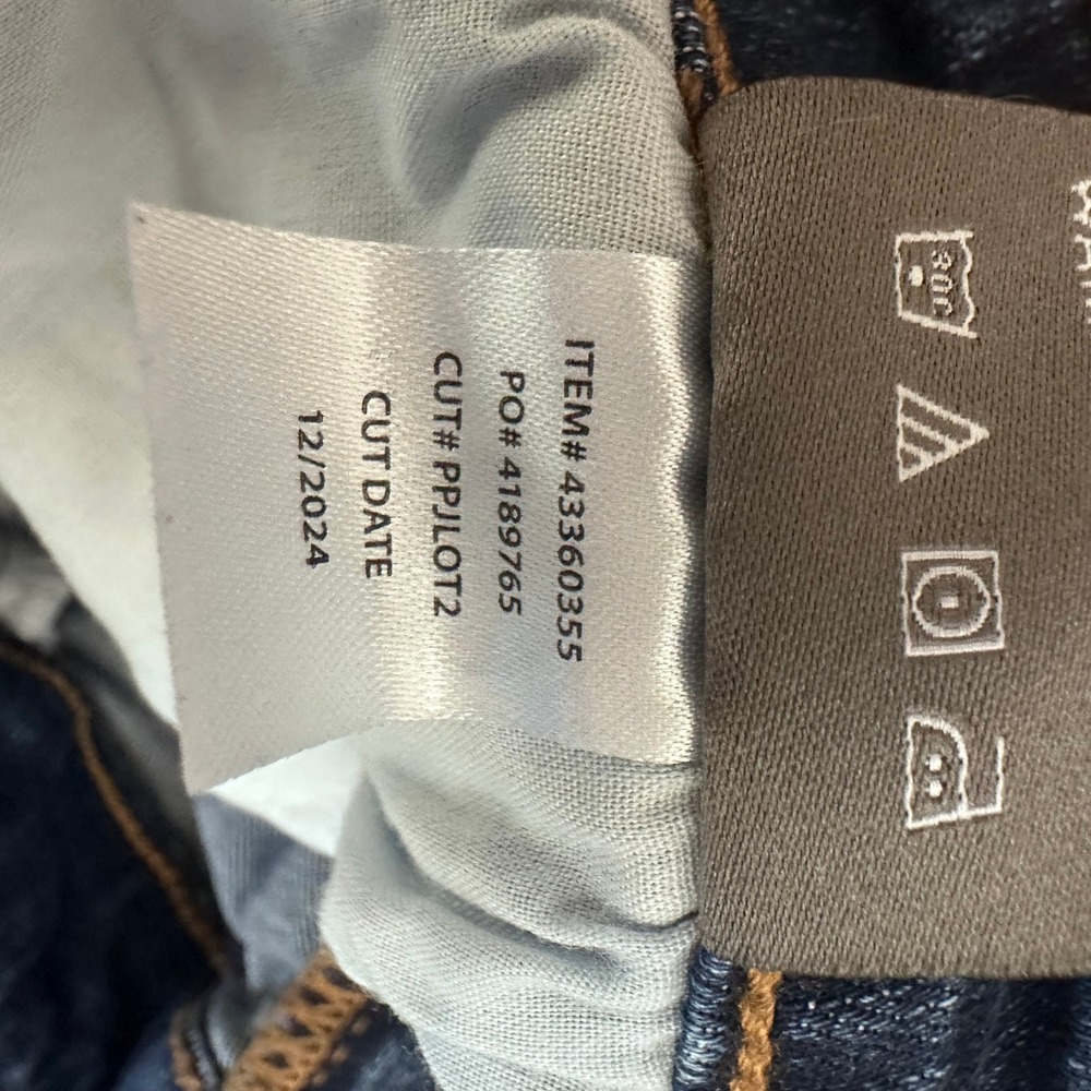 Torrid High Rise Wide Leg Crop Jeans Women's Size 22 Dark Wash Stretch Plus Size - Picture 7 of 10